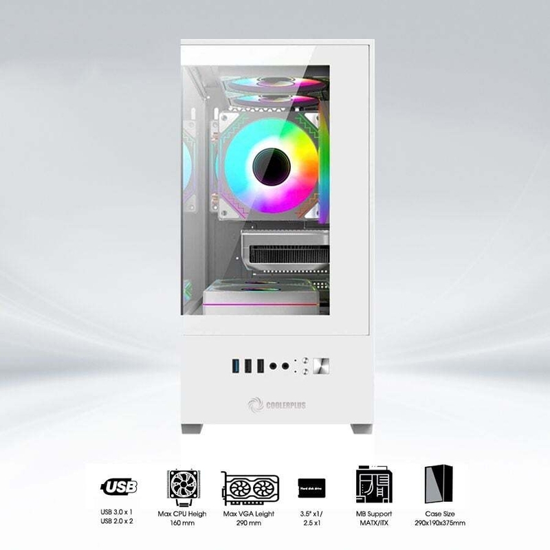 Vỏ Case COOLERPLUS EX32 Trắng