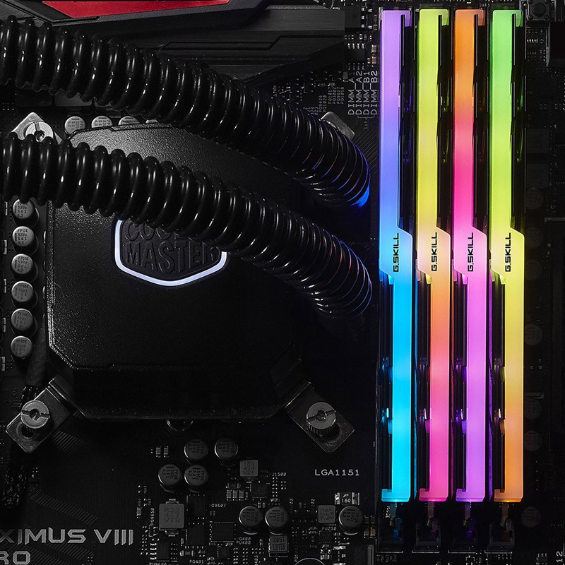RAM DR4 32G BUSS 3600 GSKILL TRIDENZ RGB ( 16Gx2) ( F4-3600C18D-32GTZR) NEW