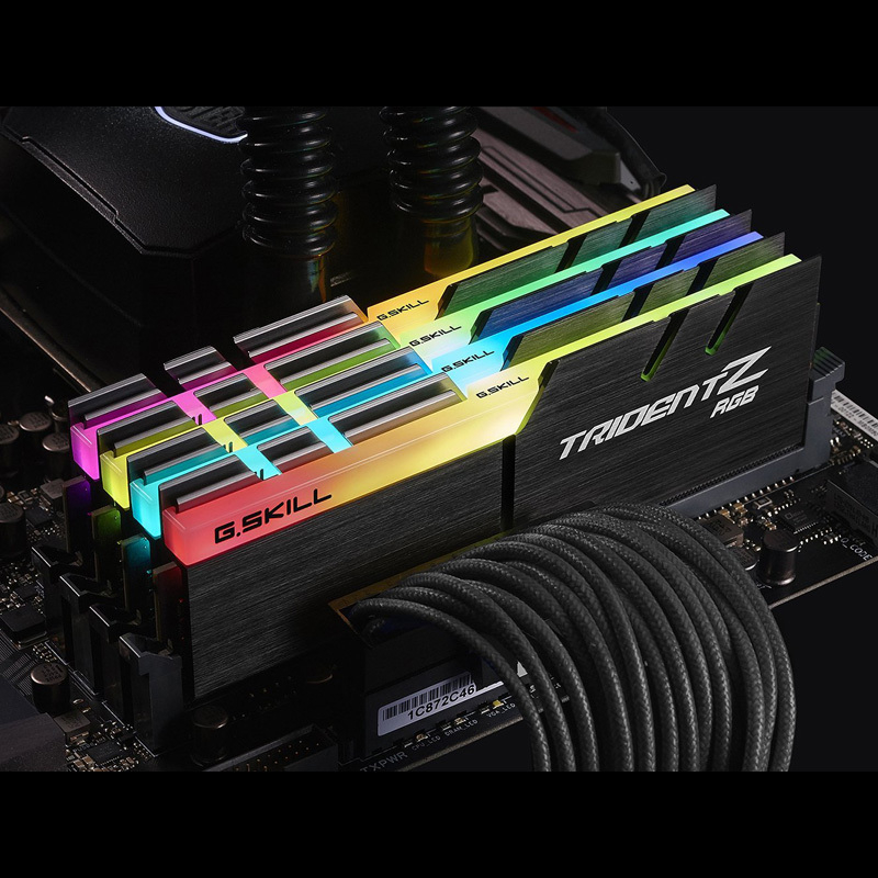 RAM DR4 32G BUSS 3600 GSKILL TRIDENZ RGB ( 16Gx2) ( F4-3600C18D-32GTZR) NEW
