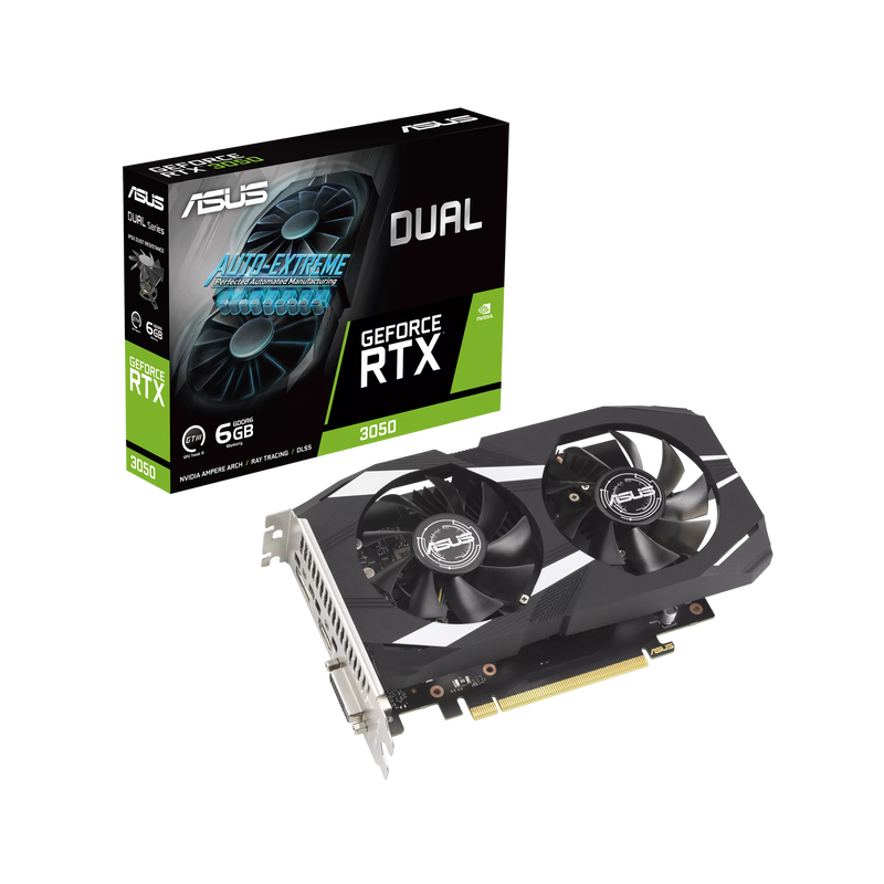 Card màn hình NVIDIA GeForce RTX 3050 ASUS Dual