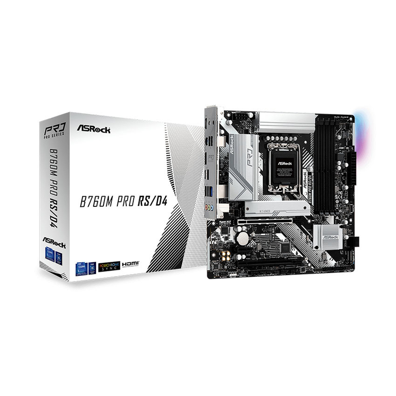 MAIN B760M ASROCK PRO RS D4 NEW