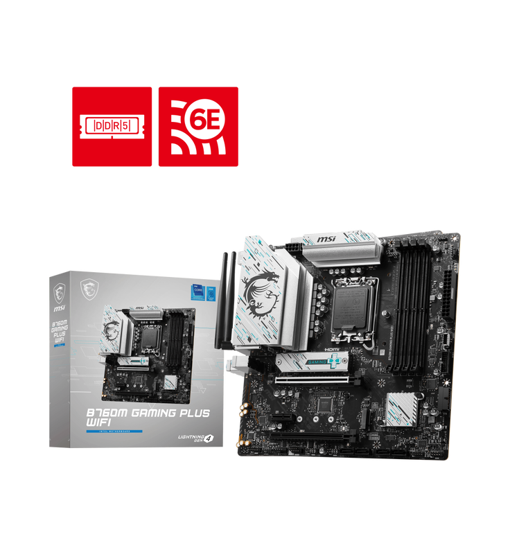 Mainboard MSI B760M GAMING PLUS WIFI D4 NEW