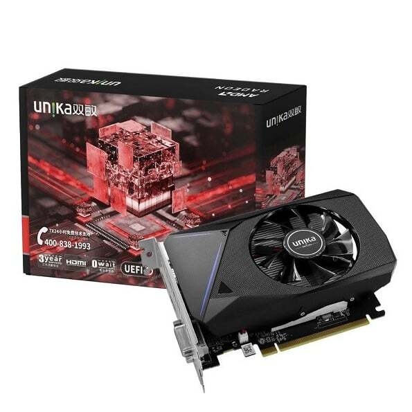 VGA RX560 4G DR5 UNIKA RADEON V1 BLACK NEW